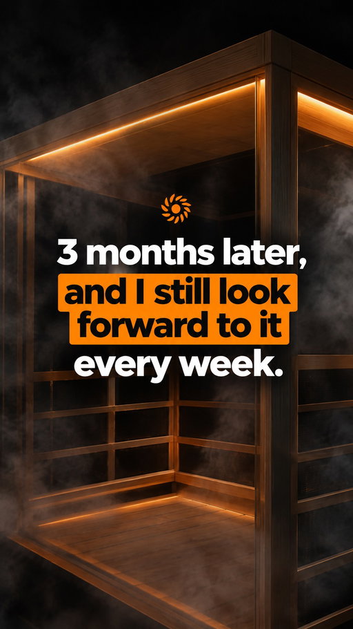 Three months later, and I still look forward to it every week. 🔥

One of the best parts of having a sauna at home is the convenience of making time for a session on your own schedule.

No appointments, no extra trips just your own space whenever it fits your routine.

Thinking about getting a home sauna? Start by considering how it fits your lifestyle, then look closely at its construction and specifications