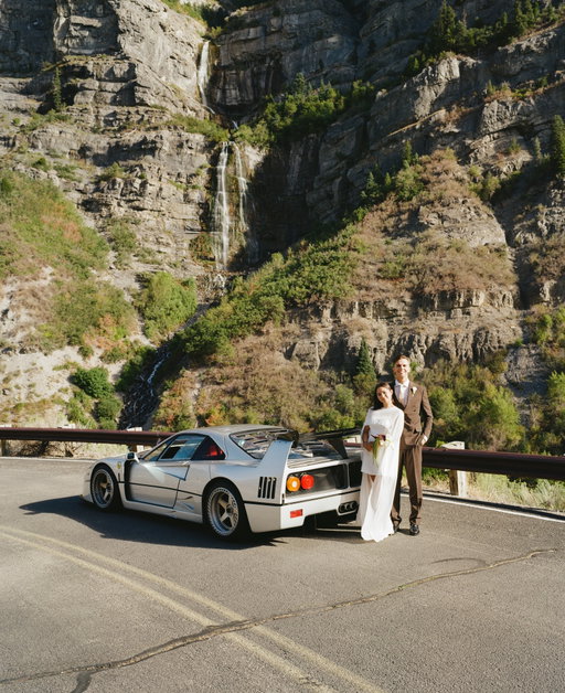 The Andersons 🐎 💍 

Shot on film by @jordanhexem 🎞️ 

#wedding #utah #peaklife #ferrari #f40