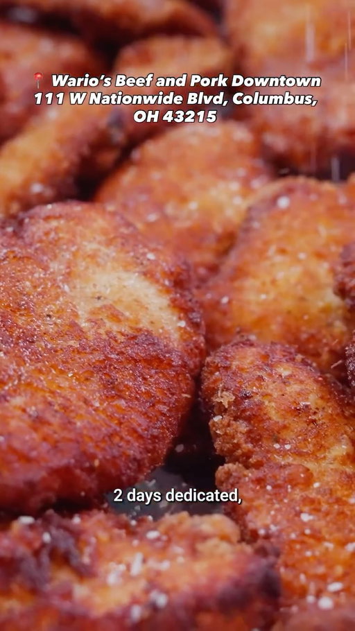 You haven’t lived until you’ve had a chicken Caesar cutlet from @wariosbeefandpork.

Watch the full doc on my channel. 🙏🏻

📍 Wario’s Beef and Pork Downtown
111 W Nationwide Blvd, Columbus, OH 43215