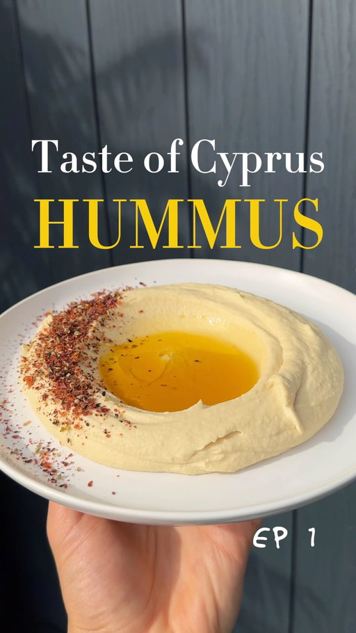 This is how I make a creamy, thick Hummus! It’s a beautiful dip full of fibre and many other great benefits 
A classic mezze from the Mediterranean 🫶🏽

Hummus recipe:
200g dried chickpeas 
2 lemons 
4 cloves of garlic 
30-60g chickpea water ice 
100g tahini 
80g olive oil 
10g salt 

method:
place the chickpeas in a pan and cover with water add 10g of salt to the water and let the chickpeas soak in the salted water overnight (12 hours)
once the chickpeas have been fully hydrated, bring the chickpeas to a boil - add more water if needed. after 2 hours of boiling the chickpeas should be super soft. 
pour some of the remaining chickpea water into a container and let it freeze (this is gonna replace ice water) 
in a blender zest the skins of both lemons and juice all the juice, add the cloves of garlic and blend until smooth (this creates a mire mellow garlic taste, also brings out the aroma from the lemon) next add the warm chickpeas into the blender with the garlic and lemon and blend on high - at this stage the chickpeas should be thick and ready to be slightly loosened by the chickpea ice, add the chickpea ice bit by bit, then while the blender is still going pour in the tahini & olive oil this will begin to thicken the hummus again and also emulsify the dip. the blender should be blending smoothly and the hummus should be thick & smooth. cooking is all about adjusting and taste so think about if the hummus needs more salt or lemon or tahini 

Sir @elijah.m4k filming 

#hummus #tasteofcyprus #mezze #chickpea #hummusrecipe