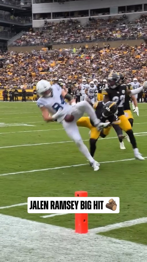 @jalenramsey laying the boom 😱

INDvsPIT on CBS/Paramount+
Stream on @NFLPlus
