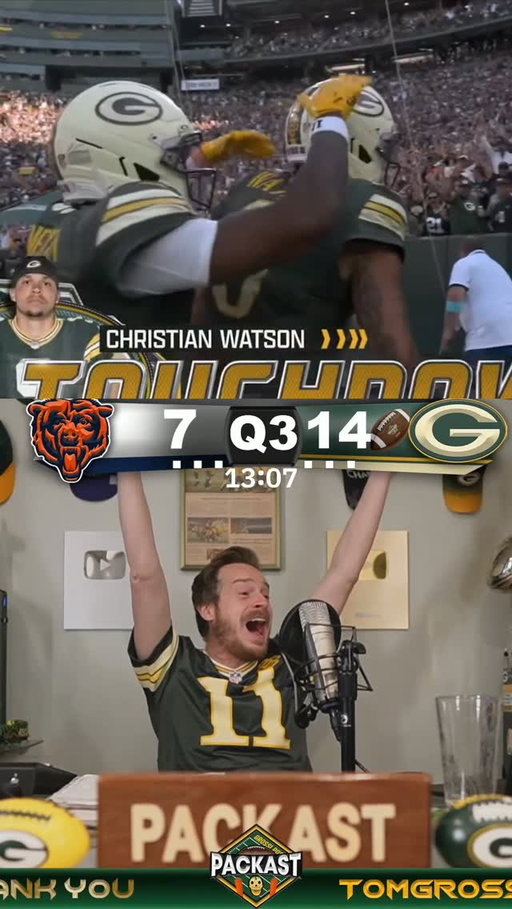 Christian Watson with a sensational TD vs Bears #nfl