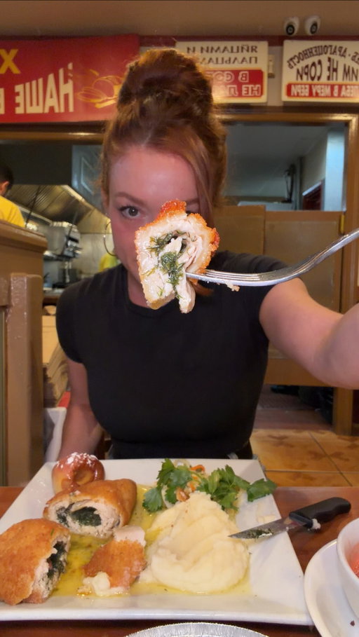 Stolovaya in Sheepshead Bay is meant to evoke a Soviet-era restaurant train car. The vibe is cool - but the food is even better. 

📍Stolovaya: 813 Avenue U, Brooklyn, NY 11223

#russianfood #ukrainianfood #sheepsheadbay #brooklyneats #sovietunion