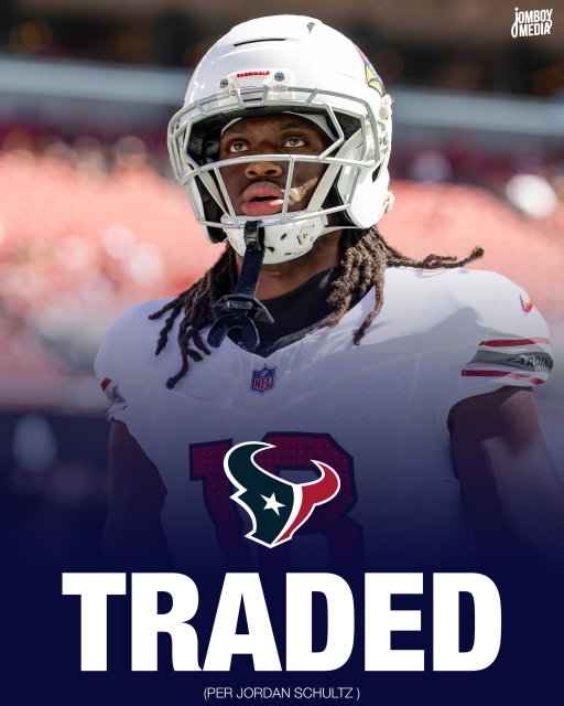 Marvin Harrison Jr. is being traded to the Texans, per @jordanschultz