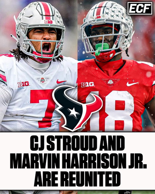 BREAKING: Former Ohio State Buckeyes CJ Stroud and Marvin Harrison Jr. are officially Reunited 🌰 

MHJ just got traded from the Arizona Cardinals to the Houston Texans

This is very cool 🥹

Thoughts ⬇️