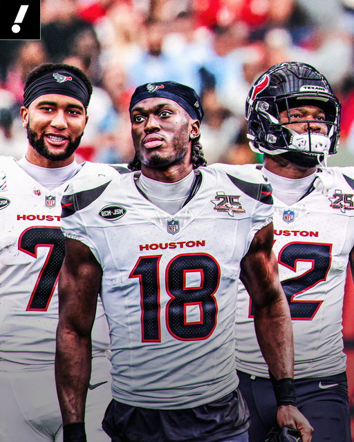 There’s a new Big three in H-Town 🤩

Despite starting off 0-4, the Texans now have WR Marvin Harrison Jr. and will be getting Tank Dell back soon 😈

Can Houston turn it around this season? 👀