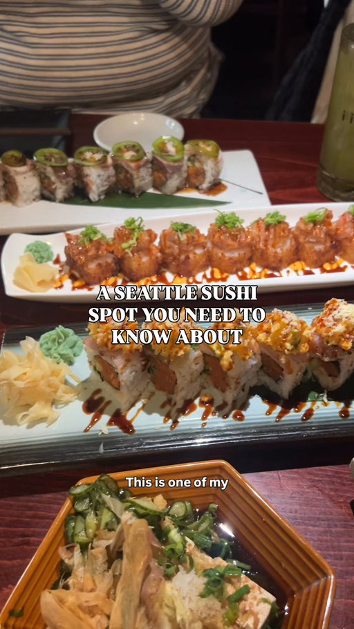 This is one of my favorite sushi spots in Seattle! 🍣💕

Meet Shiku Sushi, a women-owned sushi spot in Ballard run by Kayla, who’s been making sushi and Japanese food for the past 9 years! She actually started out as a dishwasher and worked her way up to becoming the head sushi chef and owner. 🥹 It’s also one of the few women-owned sushi spots in Seattle with a female head chef, which makes it even more special! 💖

She’s super passionate about bringing fresh, high-quality sushi and delicious izakaya-style small plates to the Ballard community, and it really shows!

Aside from the incredibly kind staff, they also have such a good selection of cocktails, appetizers, nigiri, and specialty rolls! 🫶

Here’s everything we ordered this visit:
✧ (NEW) Chu-Hi Cocktails
✧ Agedashi Tofu
✧ Scallop & Chicken Skewers
✧ Fried Brie
✧ Chef’s Choice Nigiri
✧ Inside Out Roll
✧ Bruce Lee Roll
✧ Hama Hama Roll

Everything here is always so fresh and flavorful, and I swear you really can’t go wrong with anything on the menu! 🤤 Some of our personal favorites are the Inside Out Roll and Chef’s Choice Nigiri, along with their Honey Roll and Chirashi Bowl (not pictured)!

If you’re a sushi lover looking for your next go-to spot in Seattle, definitely check out Shiku Sushi and show this small business some love! 🫶

Thank you @shikusushiballard for having us! 💌#hosted While this was an invited visit, all opinions are my own! 🫶

📍Shiku Sushi | Seattle, WA (Ballard) 
💸 $25+ per person depending on what you order 

🏷️ #seattlefoodie #seattleeats #seattlefood #seattlesushi seattle sushi • seattle foodie • seattle eats • female owned restaurant • ballard washington