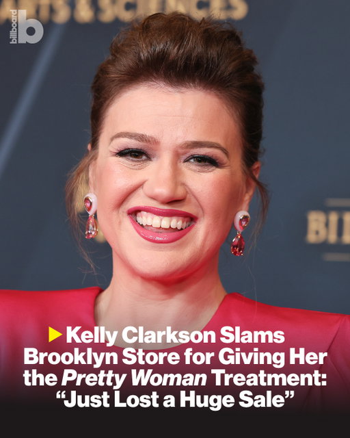 Kelly Clarkson had a real-life ‘Pretty Woman’ moment, and she’s not keeping quiet about it. 👀⁠
⁠
Clarkson took to social media on Saturday (Oct. 10) to call out a Brooklyn store for allegedly treating her poorly in a scene reminiscent of the 1990 romantic comedy starring Julia Roberts and Richard Gere. She described how a store associate treated her like she “couldn’t afford it.”⁠
⁠
“Wow, dude,” Clarkson said. “You’re an idiot and just lost a huge sale.”⁠
⁠
See what else she had to say at the link in bio.