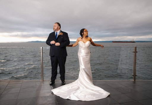 One year of marriage in the books. Thank you to everyone who was a part of our special day one year ago and to everyone who was a part of our Virginia celebration last month. And to those who couldn’t join but still sent their love and prayers, we appreciate you, too. 

I can’t believe how quickly one year flew by and I look forward to many more years of growing together. ❤️ We are so blessed. 

Seattle wedding venue & food: The Edgewater Hotel @theedgewater @edgewaterhotelweddings 

Photographer: Andre Stepanov @weddingsbyandre 

Wedding cake: Lady Grey Cakes @ladygreyseattle (I still can’t get over this gorgeous mountain cake design)

Dress: @samilabridal 

Pie favors and charcuterie boards: Nadia at Pies, Books, and Boards 

Makeup: @glowbyjmonet 

Officiated by Rev. Ron Davids 
…
…
#firstanniversary #wedding #seattle #weddinganniversary #pnwwedding 
Seattle wedding, Seattle brides, wedding anniversary