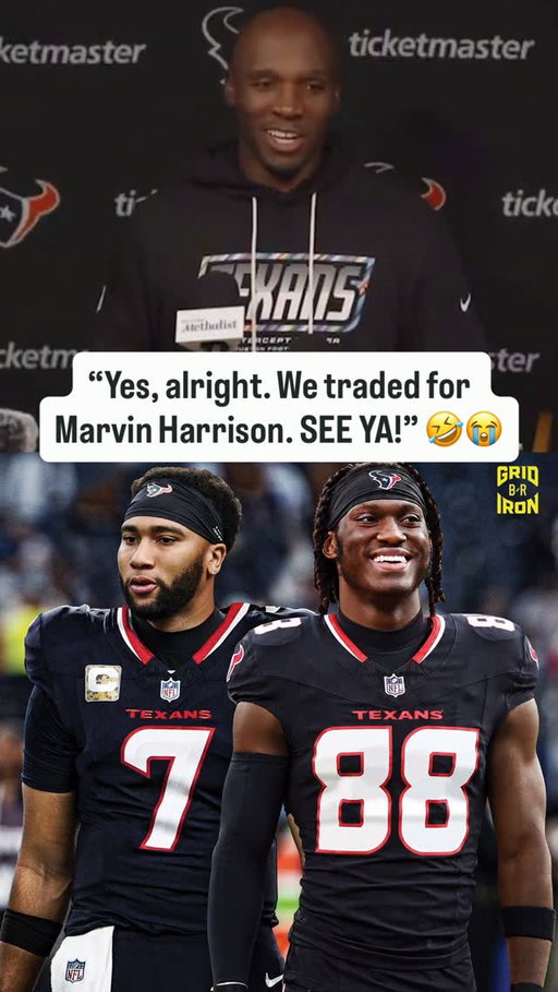 Texans HC Demeco Ryans with the mic drop to end his presser 😂 (via @houstontexans)

#nfl #nflfootball #texans #marvinharrisonjr