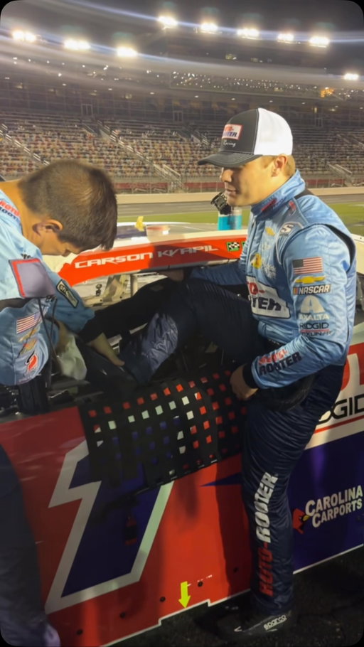 A fist bump from Mr. H before we go 300 miles. 👊