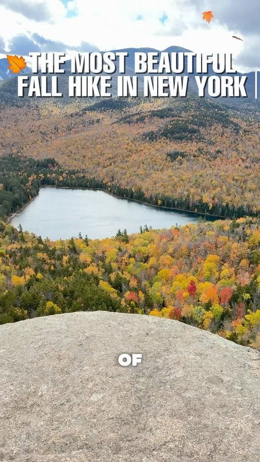 If you’re looking for the perfect hike to see the fall foliage in New York then you have to take a road trip to this spot! #travelbucketlist #fallhike #newyorkhike #fallfoliage #roadtrip