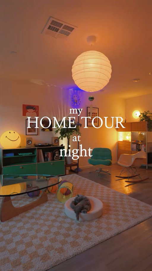 welcome to my colorful mcm ambient home 💡💆‍♂️

#homedecor #cozyhomedecor #cozyvibes #colorfulhome #ambientlighting