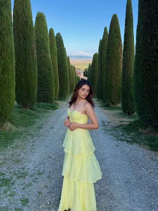 Just can’t get enough 🍃

Dress: @billy_j_boutique 

[Outfit inspo, fashion inspo, long dresses, euro summer, Tuscan trees, beauty influencer, fashion influencer Australia, south asian, fashion finds Australia, makeup of the day, outfit of the day]