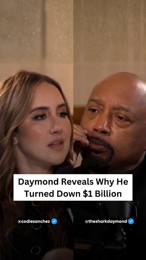 A bank once offered Daymond John a $1.3 billion credit line. He said no. What he said next is why.
This will wreck your definition of "winning."

What's your actual why? Not the yacht answer. The real one. 👇

Comment BIG DEAL for the full episode