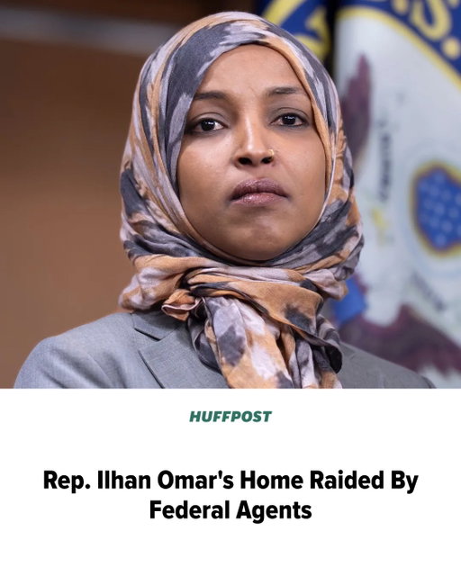 Homeland Security Investigations agents raided the home of Rep. Ilhan Omar on Monday amid a criminal investigation into the Minnesota Democrat, according to The Associated Press and Fox News.

“This enforcement action is part of an ongoing federal criminal investigation,” DHS said in a statement.

Omar, one of the first Muslim women elected to Congress, has been a frequent critic of President Donald Trump and his immigration crackdown. 

Head to our link in bio for more. // 📷 AP // 🖊️ Marita Vlachou