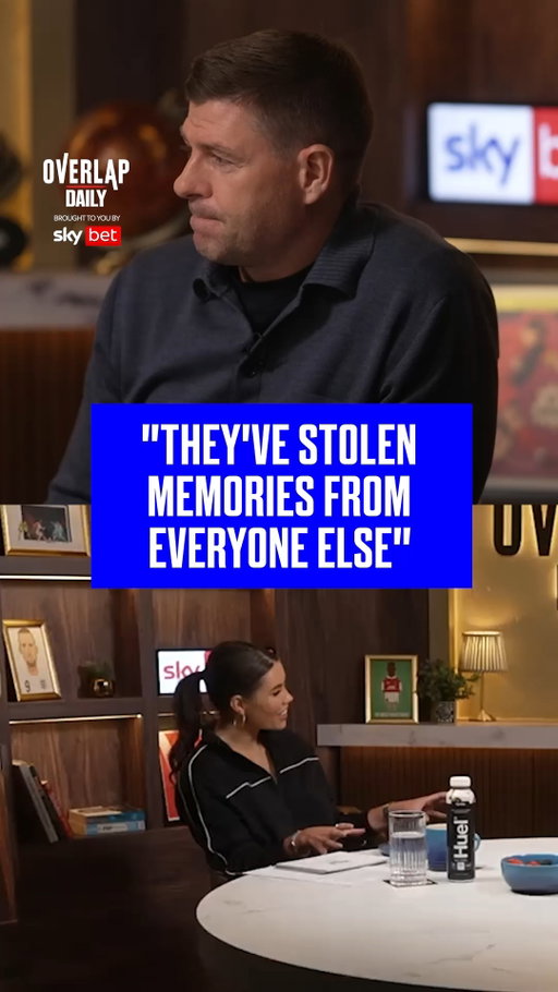 “They’ve stolen memories from everyone else!” 😤

Gerrard speaks about the memories he feels were taken away by Manchester City.

Watch the latest episode of Overlap Daily at 4pm on YouTube, or listen wherever you get your podcasts 🙌⚽️