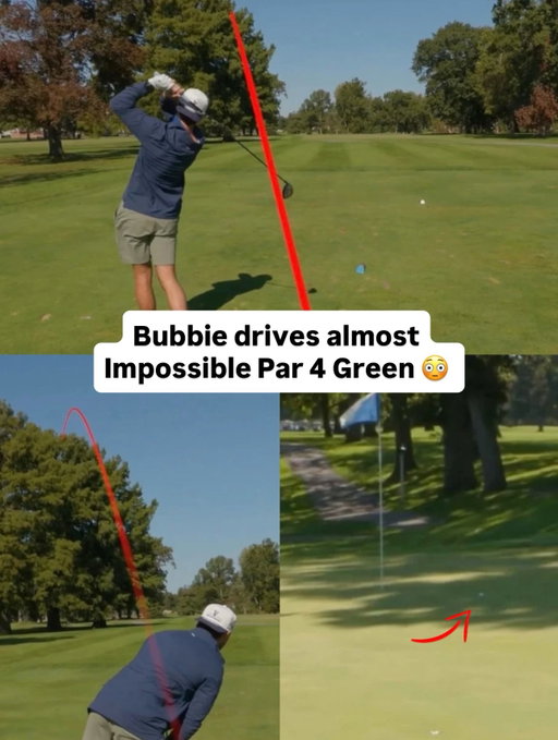 How did this ball end up on the green?! 

@bubbiegolf always finds a way
