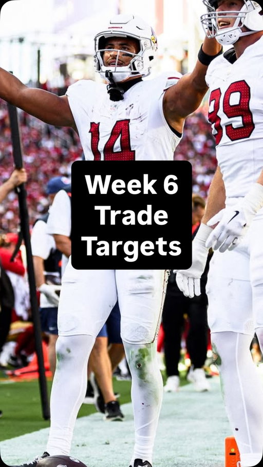 Trade targets for fantasy football week 6 #fantasyfootball #nfl #football #nflfootball