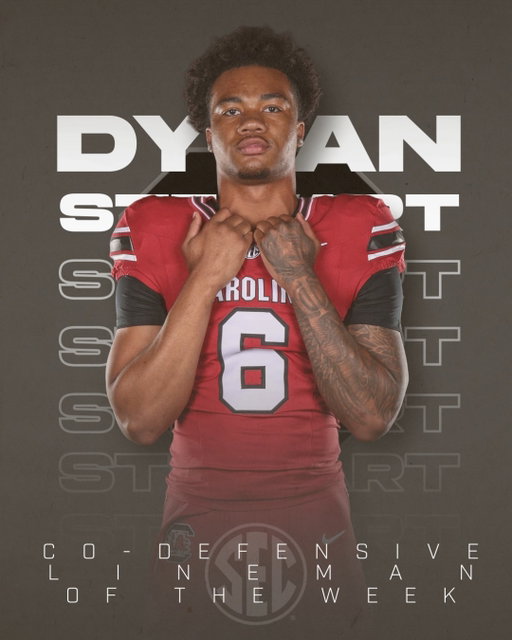 🏈 Co-Defensive Lineman of the Week | WK 6

🐓 Dylan Stewart, @gamecockfb 

#SECFB | presented by @allstate