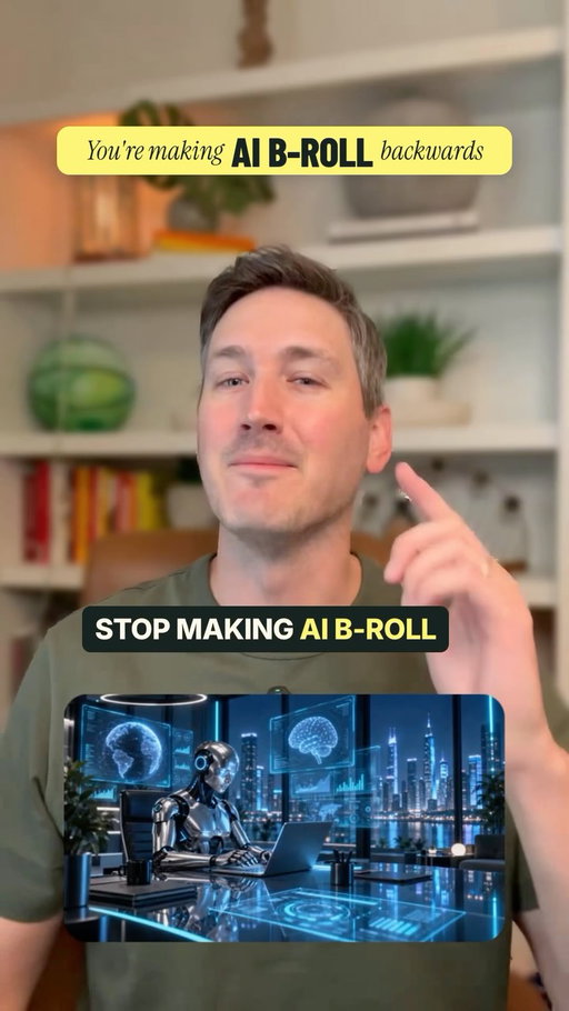 Comment “B-ROLL” and I’ll send you the full workflow.

Better AI B-roll starts before you generate any video.

I use ChatGPT to find the best moments in my script, create reference images for each shot, then bring them to life with Runway.

Save this for your next video.
#runway #ai #aitools #chatgpt #broll