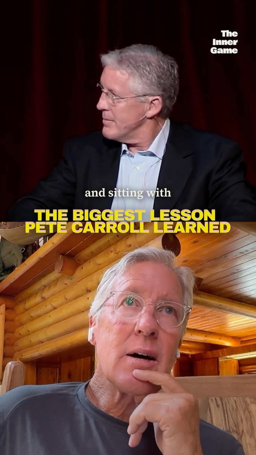 Comment “PETE” to watch the full episode.

Ten years into his run in Seattle, @petecarroll asked himself a question most people never get to ask: if he started over, with all the wisdom and all the scars, what would he do differently?

What hit him wasn’t a scheme or a hire. “I still need to be coached up.” Still learning, still growing, and fine with it. He says it’s the thing that keeps him curious.

Then the second thought, the one that matters for the rest of us: if he still needs it after all those years, who doesn’t?

In Episode 2, Pete and @ryanpsweeney get into competition, the voice in your head, and why you never outgrow needing someone in your corner.

Send this to a coach who thinks they’re done learning.

#petecarroll #theinnergame #innergamepodcast #coaching #mentalperformance