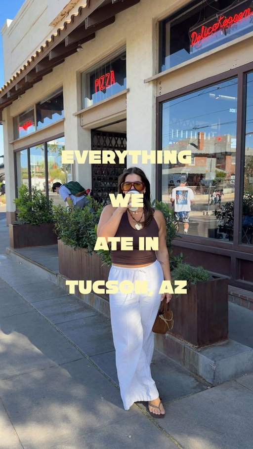 Everything we ate in Tucson! 

Genuinely was SO impressed with the culinary scene down there. Everywhere we went I loved. There were incredible coffee shops, people doing unique concepts with great community. 

@bosburger__ @exoroastco @coronetrestaurants @holyfocaccia_ @barista_del_barrio @talegacoffee @anello_pizzeria @cafecarino_ 

#tucson #tucsonfood