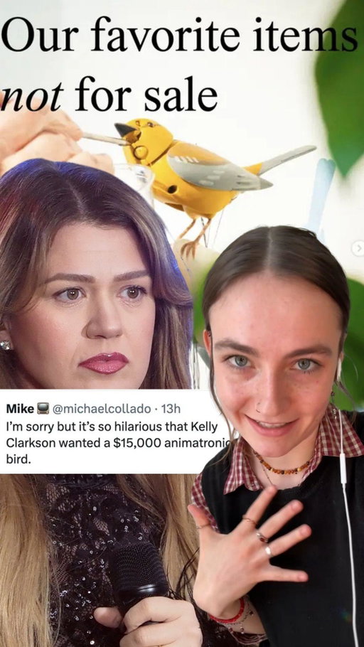 no because wdym your halloween costume is Molly the singing bird from a toy store in Brooklyn that Kelly Clarkson is beefing with... (find the full story in our bio 🔗) #KellyClarkson #ArtofPlay #MollyBird #TwitterWar #15000Bird w/ @bbproductions.mp4
