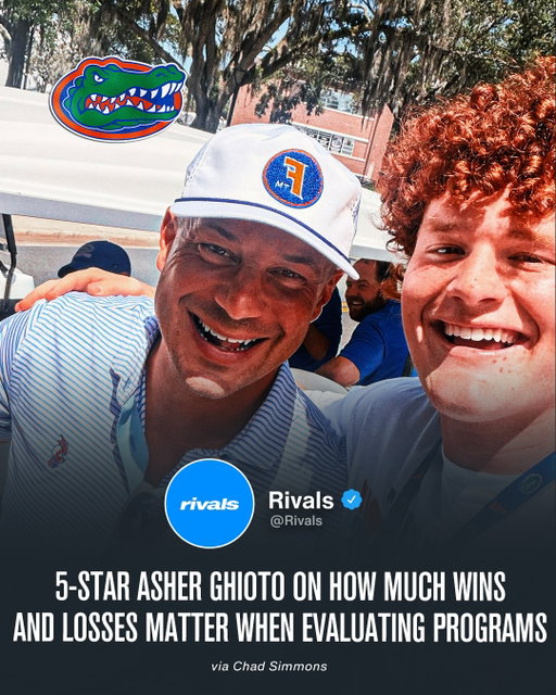 2028 5-star EDGE Asher Ghioto reveals how much wins and losses really matter when evaluating programs👀

“What will impact my interest is how they respond to a loss… because that shows a lot about the leadership and emotional maturity on the team.”

Follow @Rivals.IG for the latest recruiting news and intel