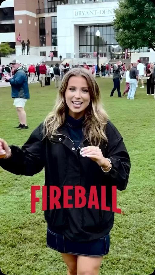 Fiery hot takes in Tuscaloosa with @fireballwhisky. Roll Tide vs. Dawgs #ad21+ #fireballpartner #enjoyresponsibly.