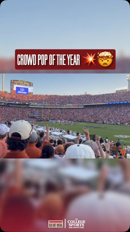 There’s not a better rivalry or atmosphere in college sports 🤘👇
•
•
•
• 
•
#OUDNA #BoomerSooner #Sooners #OU #Boomer