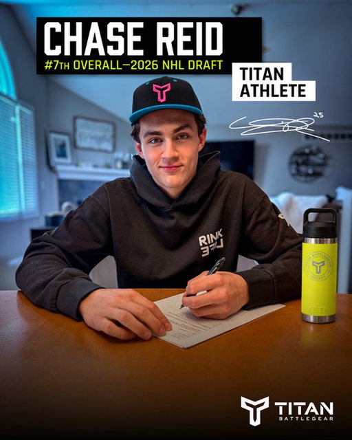 Excited to officially announce that I’m teaming up with @titan_battlegear! 🏒

I’m proud to be starting my pro career alongside a company that’s also just getting started. Titan is building something new for the game, and I can’t wait to grow with them.

I’m all about promoting protection for young athletes while looking good, feeling good so we can play good, and Titan is doing exactly that.

Let’s get to work. 💪

#TitanAthlete #TitanBattleGear #BuiltTitanTough