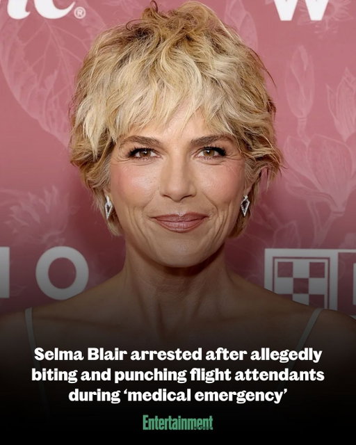 Selma Blair was arrested and hospitalized following an alleged in-flight confrontation with flight attendants over the weekend.

In dispatch audio obtained by TMZ, officials requested medical personnel at the gate after reports of minor injuries, including a bloody nose and bite marks. The audio also mentioned the disruptive passenger would need medical attention after she bashed her head against a bulkhead.

Once at the gate, Delta confirmed to EW that paramedics and law enforcement reportedly met with Blair and the injured flight crew members. Blair is currently in stable condition.

📷: Amy Sussman, Kevin Mazur; Getty
✍️: Leigh Blickley
