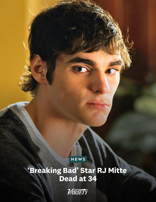 #RJMitte, the actor and disability rights activist best known for playing Walter White Jr. on “Breaking Bad,” has died. He was 34.

• A cause of death was not immediately disclosed by his representatives.

• Like his “Breaking Bad” character Walt Jr., Mitte had cerebral palsy. Throughout his acting career, he was an advocate for disability representation in Hollywood.

Read the full story at the link in bio.