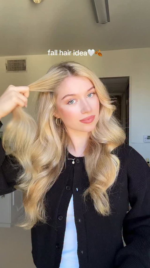 such an easy and cute hairstyle 🤍☕️🧸🍂