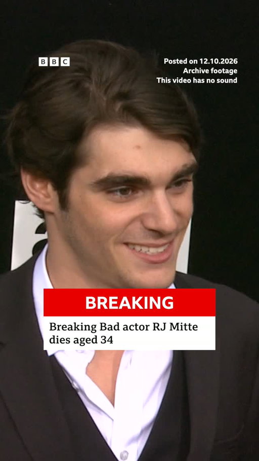 RJ Mitte, the actor who played Walter White Jr on the TV series Breaking Bad, has died aged 34.
 
Mitte, who lived with cerebral palsy, drew on his own experience for his role in the Emmy-winning drama series.
 
He was a disability rights advocate, serving as an ambassador for United Cerebral Palsy and created The Mitte Foundation to support philanthropic efforts and community initiatives.
 
No immediate cause of death was provided.
 
Tap the link in @BBCNews’s bio to read more.
 
#RJMitte #BreakingBad #BBCNews