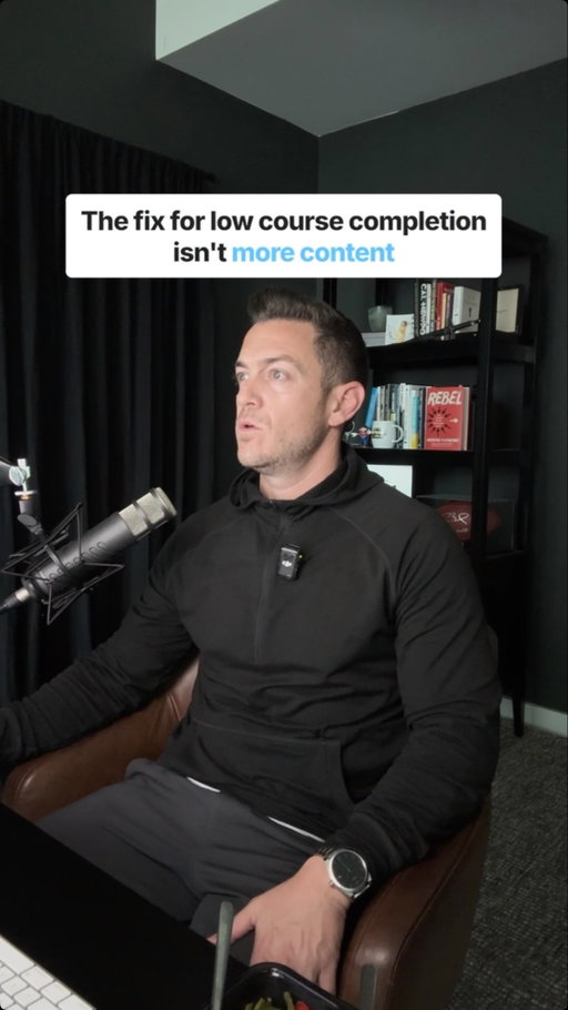 Why course completion is so low 📉

Low price, low commitment.
People who pay a lot pay a lot of attention.
Follow for more on premium offers.

#highticketcoaching #coachingbusiness #offercreation #pricingstrategy #onlinebusinessforbeginners