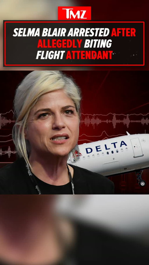 🚨 Selma Blair was arrested after allegedly biting a flight attendant during a mid-air incident, and TMZ has obtained eyewitness audio from the actress’s exit off the plane at JFK Airport.