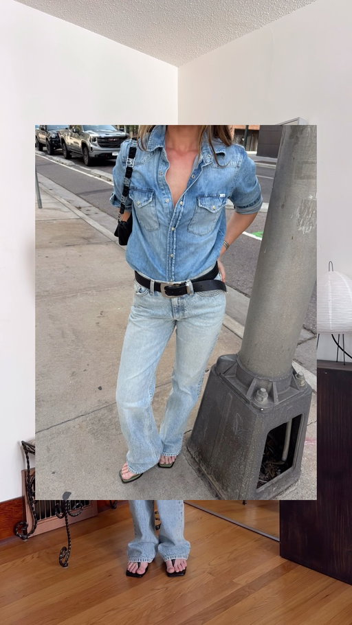 Bootcut never left let’s be for real — but they are definitely having a moment this fall and I loveee them so flattering! Comment “link” for a link straight to your inbox!