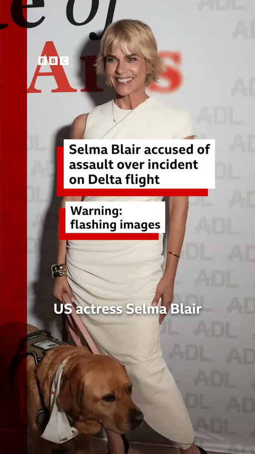 US actress Selma Blair has been arrested and taken to hospital after authorities say she attacked two flight attendants on a flight.
 
Airport officials said they responded to a call on Sunday about "a physically abusive passenger" on a Delta Airlines flight travelling from Los Angeles to New York. Two flight attendants were hurt and one was taken to hospital, the New York Port Authority said.
 
The 54-year-old actress, known most famously for her roles in Legally Blonde, Hellboy and Cruel Intentions, was taken into custody and transported to hospital. 
 
The FBI is investigating.
 
Blair's publicist told the BBC that she "experienced a medical emergency that led to the alleged conduct".
 
Tap the link in @BBCNews’s bio to read more.
 
#BBCNews