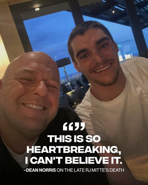 ‘BREAKING BAD’ star Dean Norris honored his late co-star RJ Mitte following the news on his tragic death. ❤️‍🩹

📸 Dean Norris / AMC
