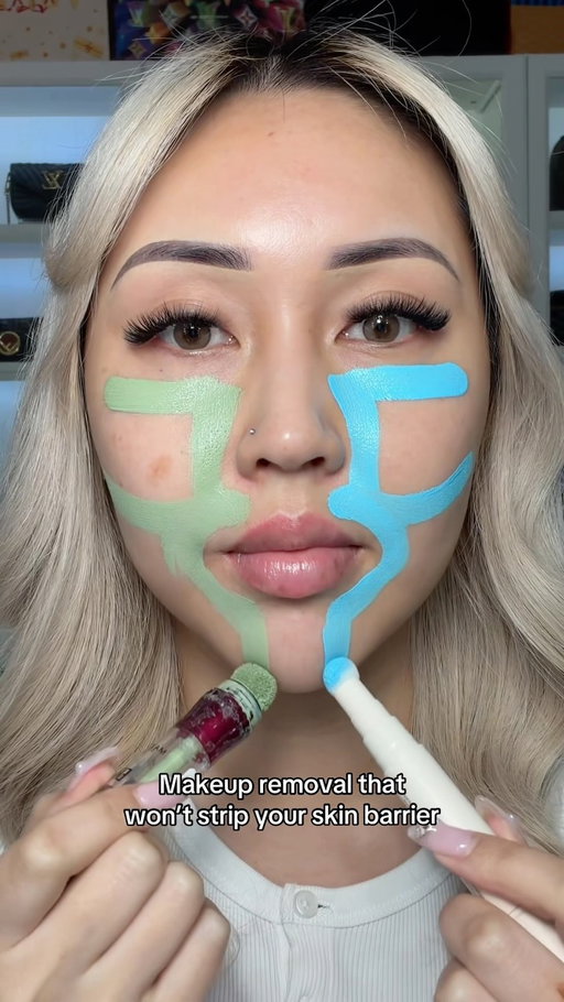 How I take off my makeup and cleanse my skin! Using @cerave_aunz Foaming Cleanser 🫧 #cerave #foamingcleanser #skincareroutine #cleanser
