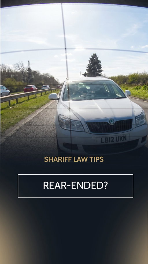 Getting rear ended doesn’t automatically make you responsible for the crash. Even if the other driver claims you stopped suddenly, the facts and evidence matter.

1. Don’t let their version become the only version.
Take photos of the damage, the road, and the position of the vehicles if it’s safe to do so.
2. Save any available video.
Dashcam footage and nearby camera recordings may help show what happened before impact.
3. Be careful with what you say.
Stick to the facts, avoid guessing about fault, and get checked out if you’re injured.
The other driver blaming you doesn’t settle who was at fault. Evidence can help tell the full story.

At Shariff Injury Lawyers, we help injured people across Texas understand their options and take on insurance companies when necessary.

If you or someone you love was hurt in a rear end collision anywhere in Texas, comment “HELP” and our team will reach out for a free consultation. You don’t pay unless we win.

We handle the fight so you can focus on healing.

#RearEndCollision #CarAccident #CrashEvidence #TexasInjuryLawyer #ShariffInjuryLawyers