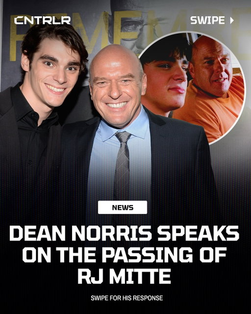 Dean Norris has reacted to the passing of his ‘Breaking Bad’ co-star RJ Mitte.

Mitte played Walter Jr. in the show, while Norris played his uncle Hank. Norris revealed in his post that he always looked out for Mitte on set throughout the show, even though he didn’t play his biological father.

Mitte passed away earlier today in Texas at the age of 34. Rest in peace, RJ Mitte 🕊️
