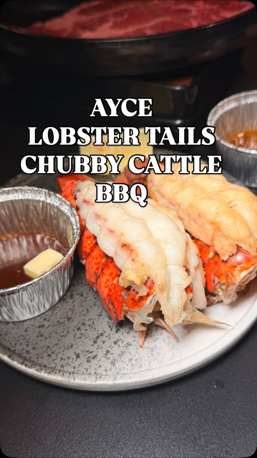 @chubbycattlebbqnyc now has AYCE lobster tails every Monday night if you get the gold tier and above. With a Chubby membership (which works at many of their other restaurants) this starts at about $65/pp($80/pp without a membership).

In addition to their regular menu, you can now order lobster tails on Monday nights. Their typical menu already has so many options with diff cuts of Wagyu, sushi, and other specialty dishes.

If you’re not into lobster, they also have deals on other days like Wednesday where you can order unlimited premium cuts of A5 Wagyu or even a live blue fin tuna cutting on Fridays, which include unlimited cuts of tuna afterwards.

 One of my favorite items to order was their scallops, which get grilled up with an addictive sauce. The sauce was so good I was drinking it from the shells (after it cooled down 😅).

This is definitely a great spot to go with a group as it’s always more fun to eat this type of meal with an especially if one of them is the designated chef 😂😂.
#eatingwithblim #wagyu #lobstertail #ayce #nyceats