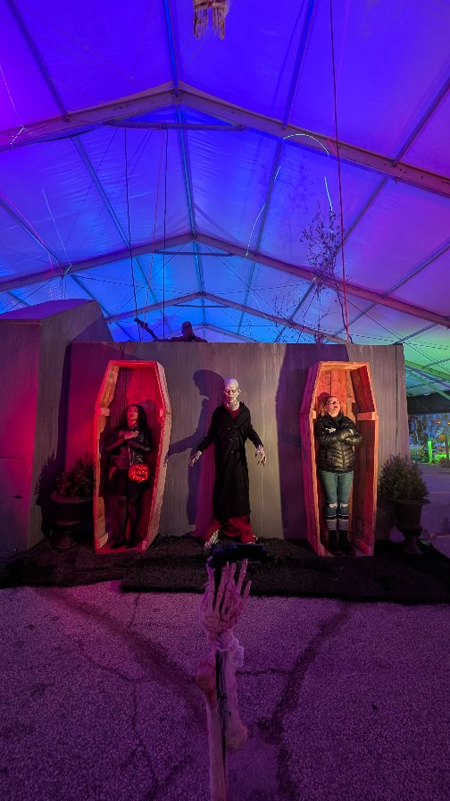 POV: You're invited to Screemers with us! 

🎃 We're both scardy cats, but we had so much fun walking around being jump scared at every turn! 

🧟‍♀️ Frankenstein's Monster, showed up wherever we were! I think it's safe to say we're besties now, right?

🤡 Creepy clowns were everywhere, and I kept saying, "no thank you" whenever I was scared! 

👻 Thank you @screemers for showing us a SPOOKtacular time! If you're looking for something to do this spooky season, definitely go check it out (October 9th-31st) using the codes below:

SOCIAL10 — 10% off tickets 
SOCIAL15 - 15% off tickets for October 9-18

Scream you soon!