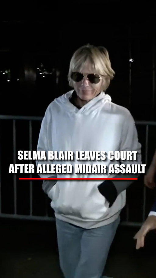 Selma Blair is seen leaving court following her arrest over an alleged altercation aboard a Delta flight that left multiple flight attendants reporting injuries.

Authorities say the actress allegedly bit one crew member during the incident, which unfolded as the plane traveled to New York's JFK Airport.

Blair's representative says she experienced a medical emergency.