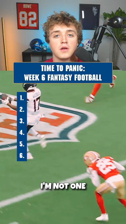 Time To Panic: Week 6 Fantasy Football

#fantasyfootball