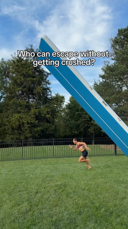 Who can escape without getting crushed?