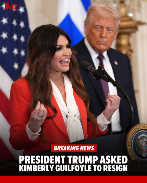 🚨 President Trump is not firing Kimberly Guilfoyle, but he's asked her to resign in the wake of her American Express scandal.

Trump's new White House Press Secretary, Kate Zacharia, told the media Tuesday that Trump asked Guilfoyle to leave her post as U.S. Ambassador to Greece.

DETAILS AT LINK IN BIO 🔗